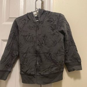 4T Dark Grey Boys’ Dino Zip-Up Hoodie from Jumping Beans